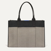 The Classic Tote - Black Herringbone