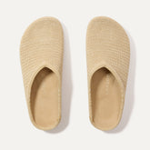 The Casual Clog - Pelican Raffia-Knit