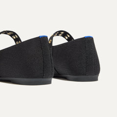 The Max Buckle Mary Jane - Black