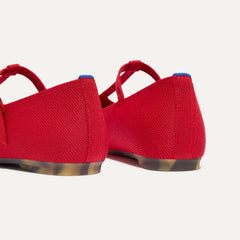 The T–Strap Mary Jane - Red Crisp