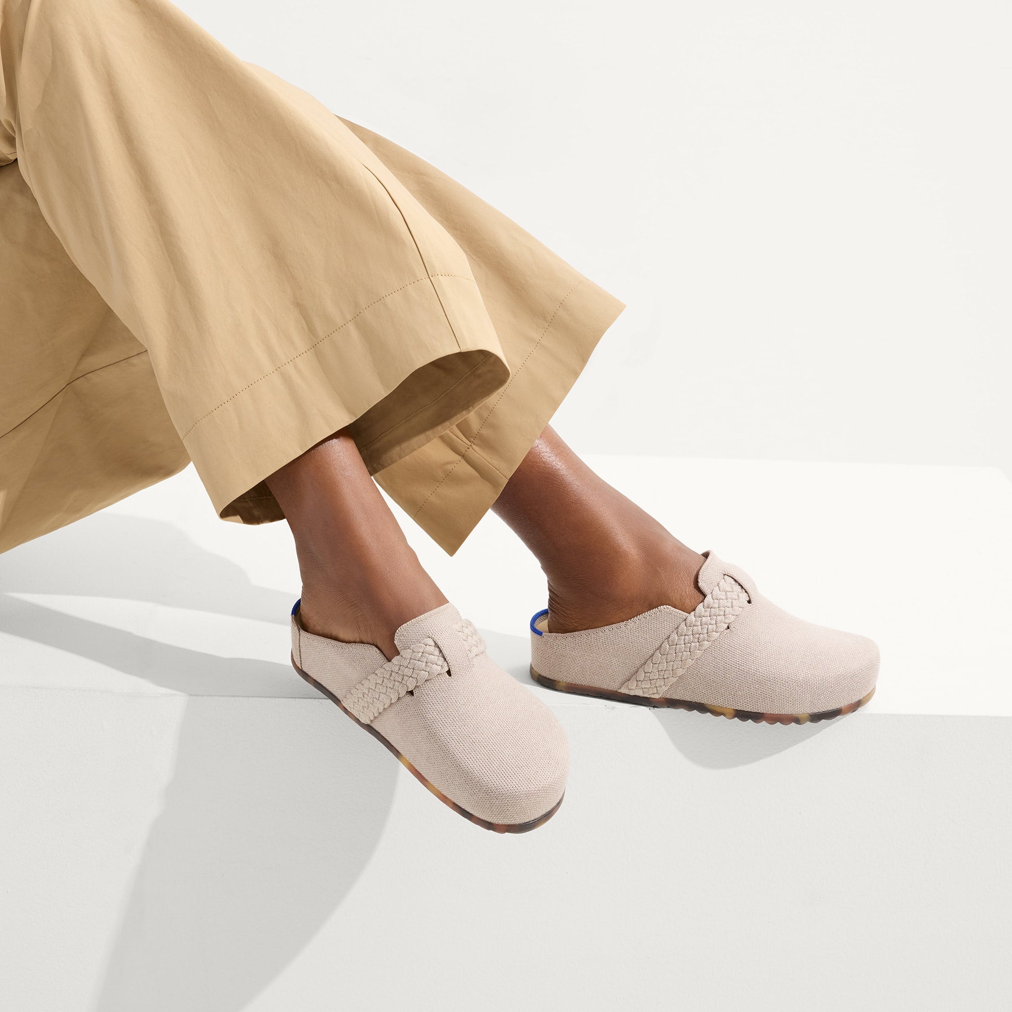 The Braid Clog - Dove