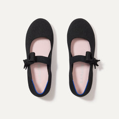The Kids Tux Bow Mary Jane - Black
